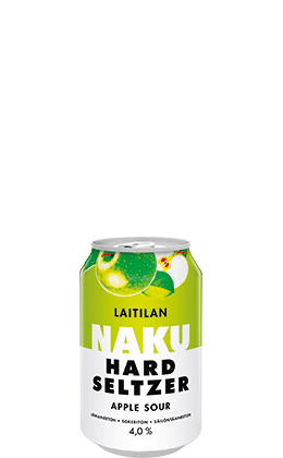 Laitilan NAKU Hard Seltzer Apple Sour