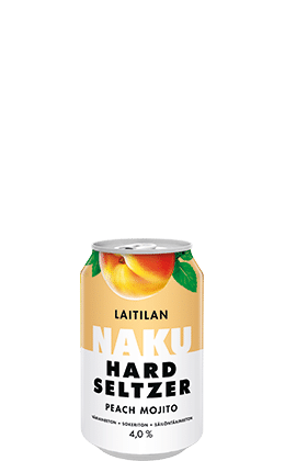 Laitilan NAKU Hard Seltzer Peach Mojito