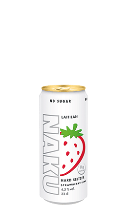 NAKU Hard Seltzer Strawberry-Lime