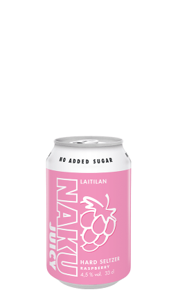 NAKU Juicy Hard Seltzer Raspberry