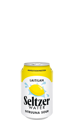 Laitilan Seltzer Water Sitruuna Sour